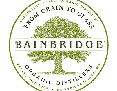 Bainbridge Distillers Labels created by Steven Noble