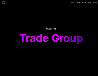 Ui/Ux for Interactive Web Prototype for Trade Group