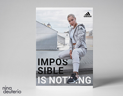 Adidas Advertisement Layout Design