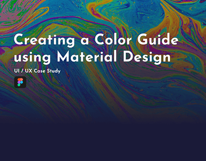 Creating a Color Guide using Material Design System