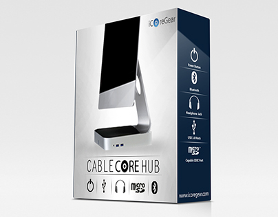 Cable Core Hub by iCoreGear packaging box.