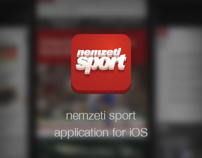NemzetiSport application for iOS