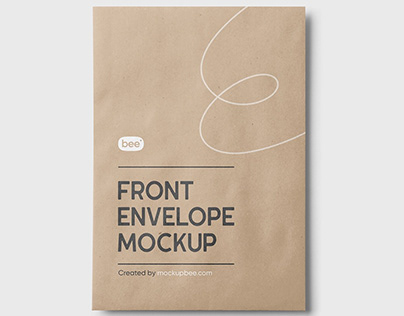 Free Front Envelope Mockup PSD Template