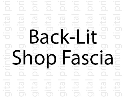 Back-Lit Shop Signs