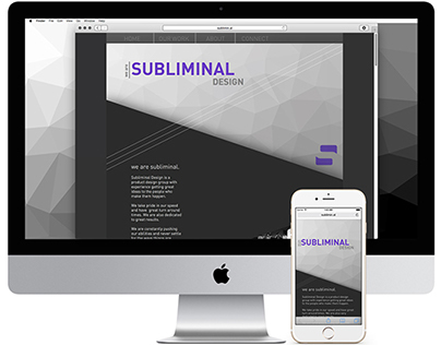 Subliminal Design Company Website