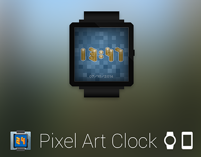 Pixel Art Clock for Android