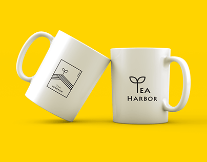 logo design for tea cafe named Tea harbor
