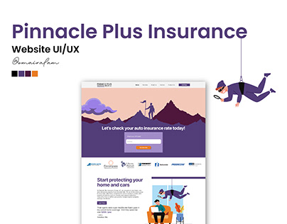 Pinnacle Plus Insurance Website UI/UX