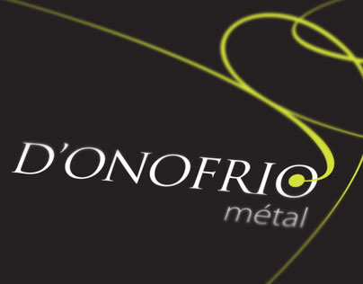 Logo et cartes de visite ferronerie D'Onofrio Métal