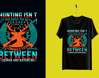 hunting unique t shirt design,