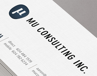 Branding: Mu Consulting Inc.
