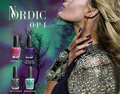 OPI Nordic Collection Print Ads
