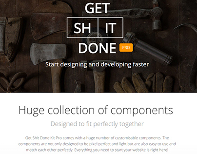 Get Shit Done Kit Pro by Creative Tim