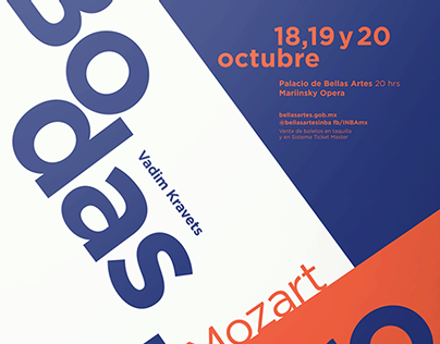 MARIINSKY OPERA IN MEXICO POSTERS