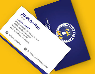 Wallingford Tire & Auto : Business Card