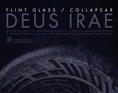 Flint Glass / Collapsar - Deus Irae Flyer