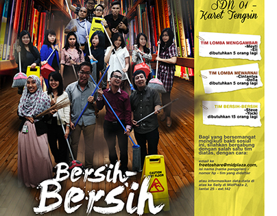 Poster - CSR Program Bersih-Bersih Perpustakaan
