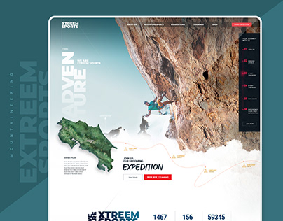 Mountaineering | Extreme Sports Landing Page