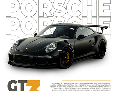 Porsche GT3RS Poster