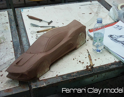 Ferrari Clay Model
