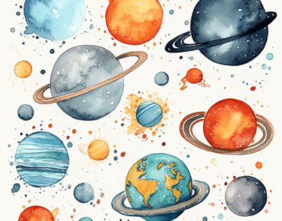 Project thumbnail - Watercolor space