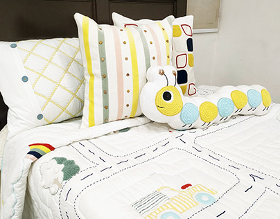 Bedding collection for PB Kids: GRADUATION PROJECT