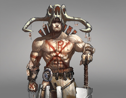 Barbarian character concept