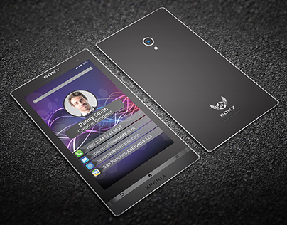 Sony Xperia Style Business Card