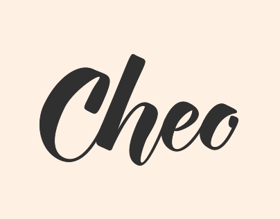 CHEO Calligraphy & lettering identity
