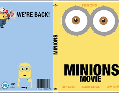 Minions Movie: DVD Cover & DVD Design