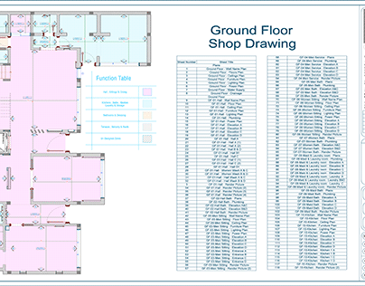 Shop Drawings to Interior Design for Private Villa