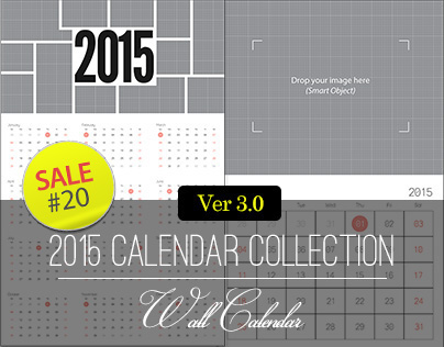 Sale#20: 2015 Calendar Collection - Wall Calendar