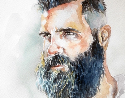 "bearded man"