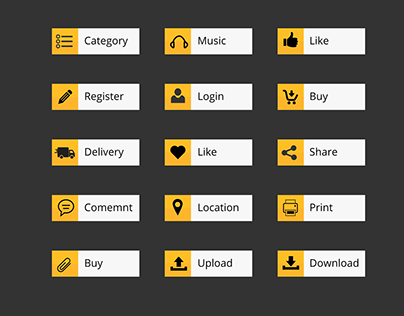 New Web Buttons Pack Free