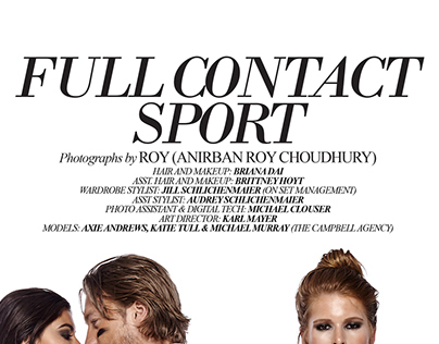 "Full Contact Sport" - Editorial for Ellements magazine