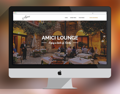 Design & Dev | Amici Lounge 