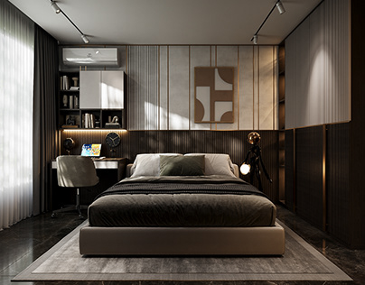 Modern Bedroom Design I 3D Visualization