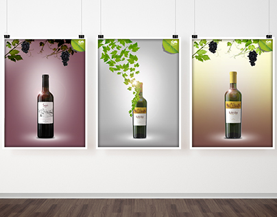 Poster and stand for AZ-GRANATA wine