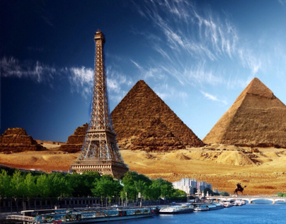 Эльфиевая башня+пирамиды