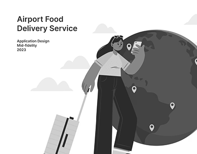 Airport Food Delivery Service Design - Mid fidelity