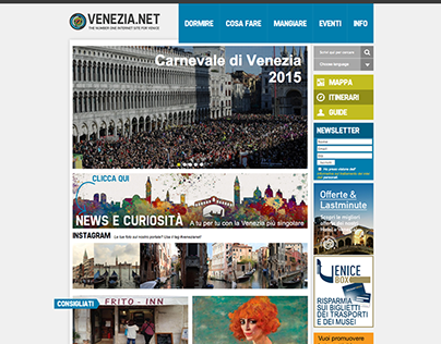 Collaborazione per la creazione del Sito di Venezia.net