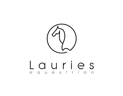 Lauries equestrian #logo #graphic #designer #branding