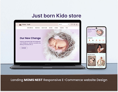 Moms Nest E-Commerce Responsive Website