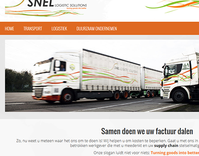 Webdesign Snel Logistic Solutions