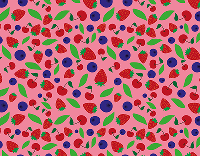 Estampa | Frutas vermelhas