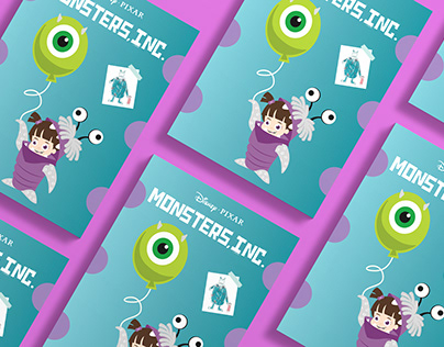 Re-designing the poster of MONSTERS,INC