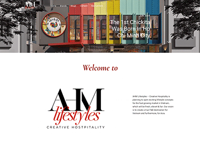 Company Website Design - AHM Lifestyles