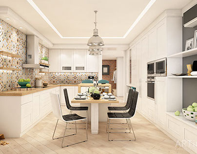 Design of an apartment in Kiev, the area of 154 sq.met.