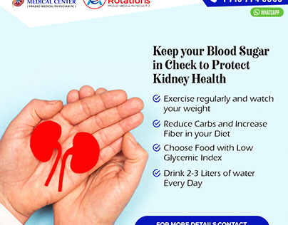 Keep your blood sugar in check to protect Kidney Health