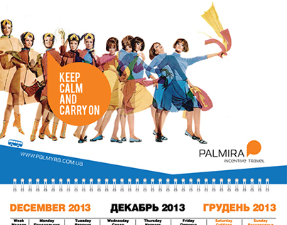 Kalender 2014 für "Palmira insentive travel"